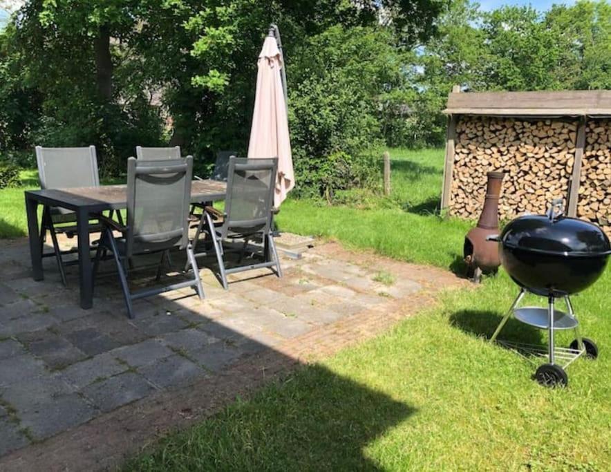Statige Boerderijwoning Met Vrij Uitzicht En Tuin Villa Hoogzand Dış mekan fotoğraf